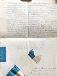 Carta de Mercê da Raínha D. Maria II do Cargo de Juíz de Direito do Julgado de Vizeu ao Bacharel António Freire Telles, pela qual manda ao Conselheiro Presidente da Relação do Porto que lhe dê posse.